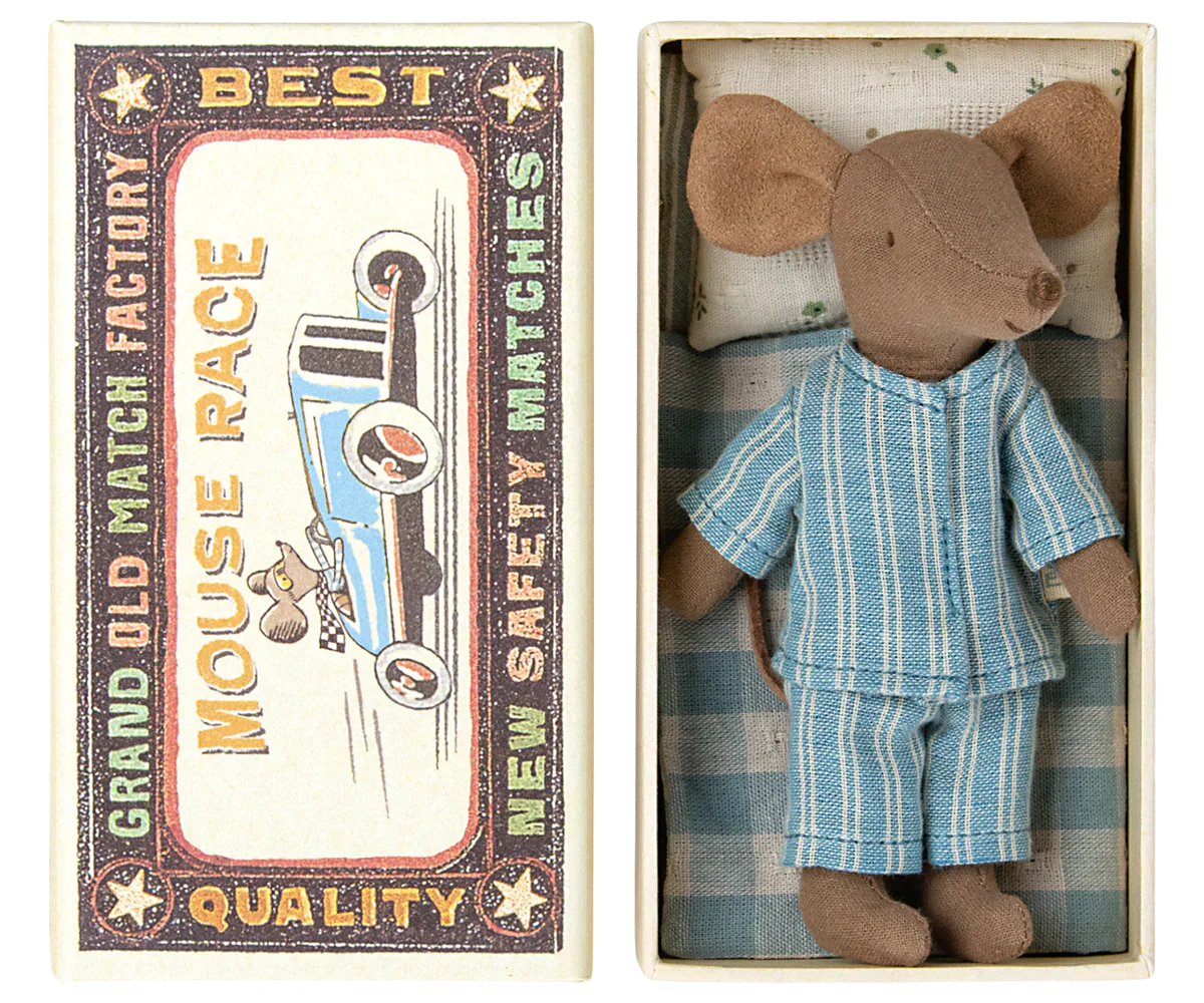 Maileg Big Brother Mouse in Matchbox
