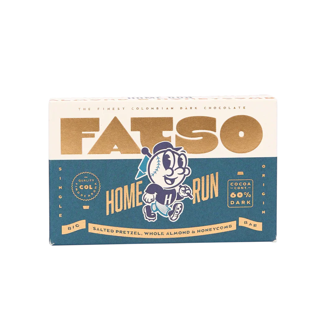 FATSO Home Run Chocolate - Salted Pretzel, Almond & Honeycomb