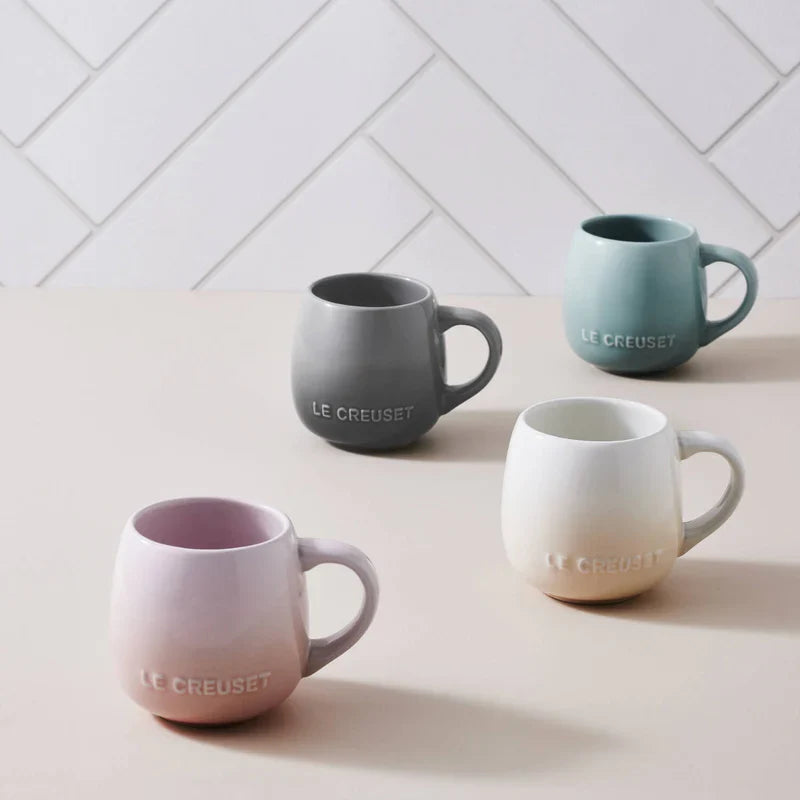 Le Creuset Stoneware Coupe Sphere Mug 320ml Shell Pink