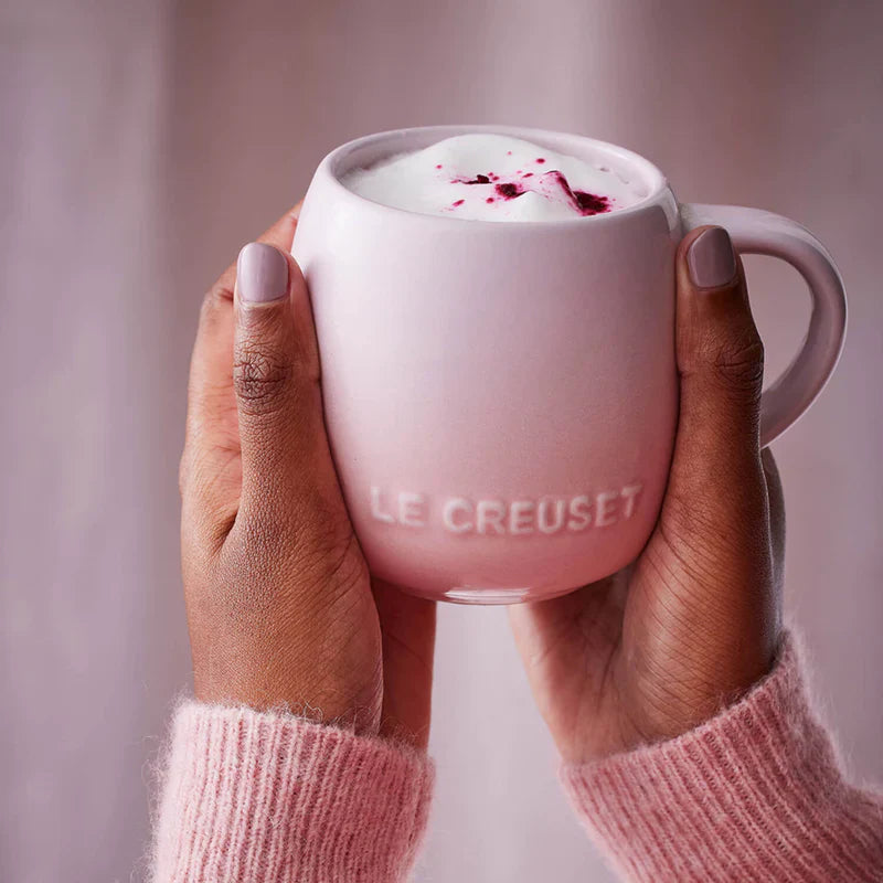 Le Creuset Stoneware Coupe Sphere Mug 320ml Shell Pink