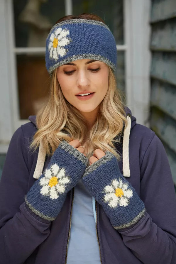 Pachamama Daisy Handwarmer Denim
