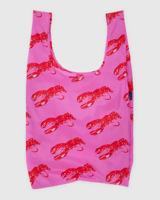 BAGGU Big Reusable Bag - Pink Lobster