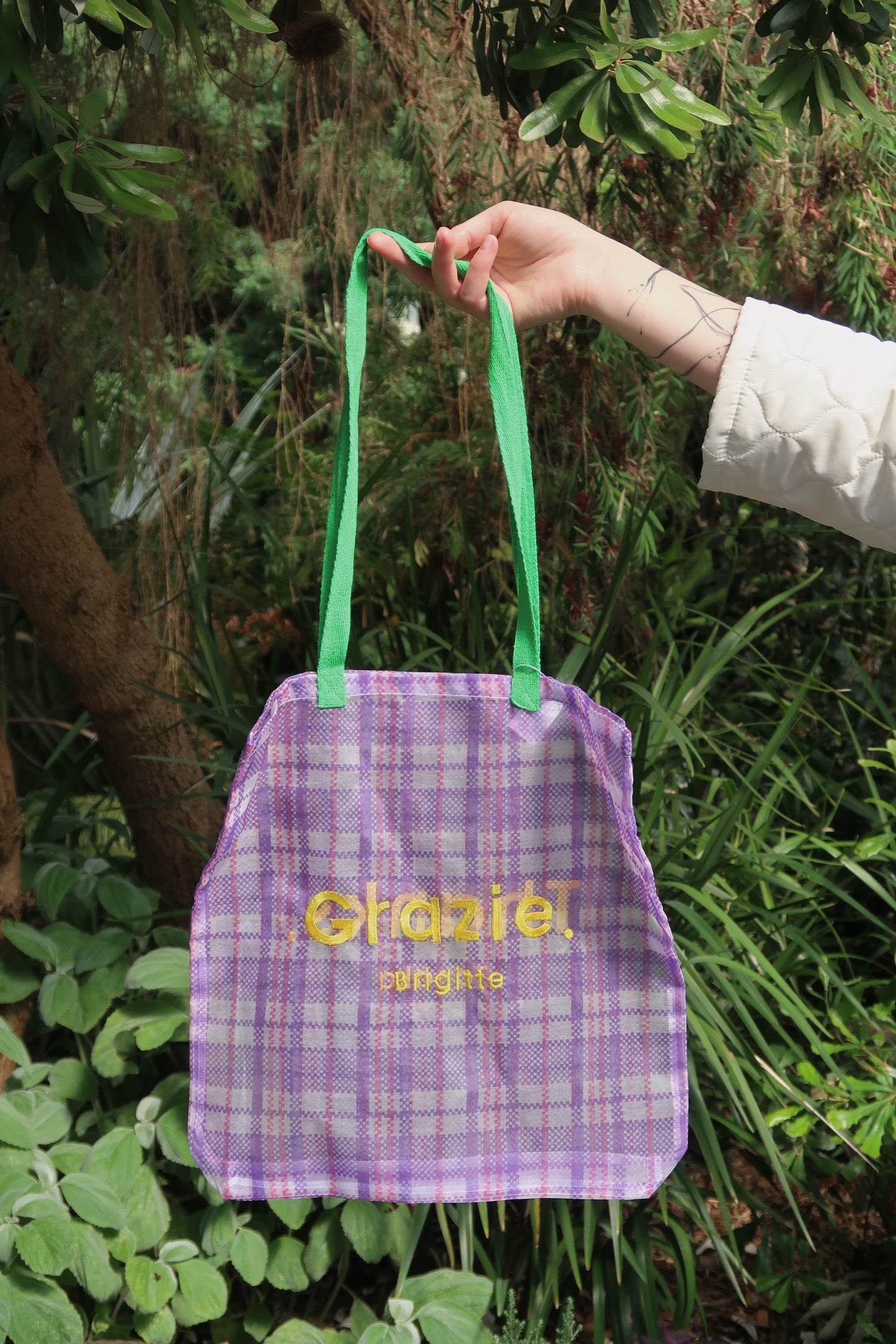 Brigitte Lanaka Organza Grazie/ Thank you Bag