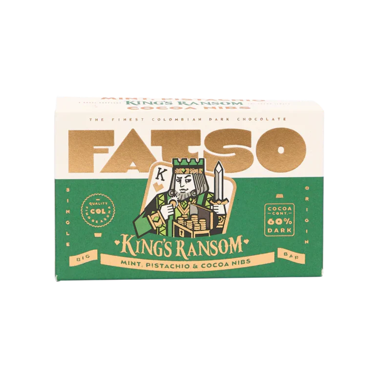 FATSO King's Ransom Chocolate - Mint, Pistachio & Cocoa Nibs