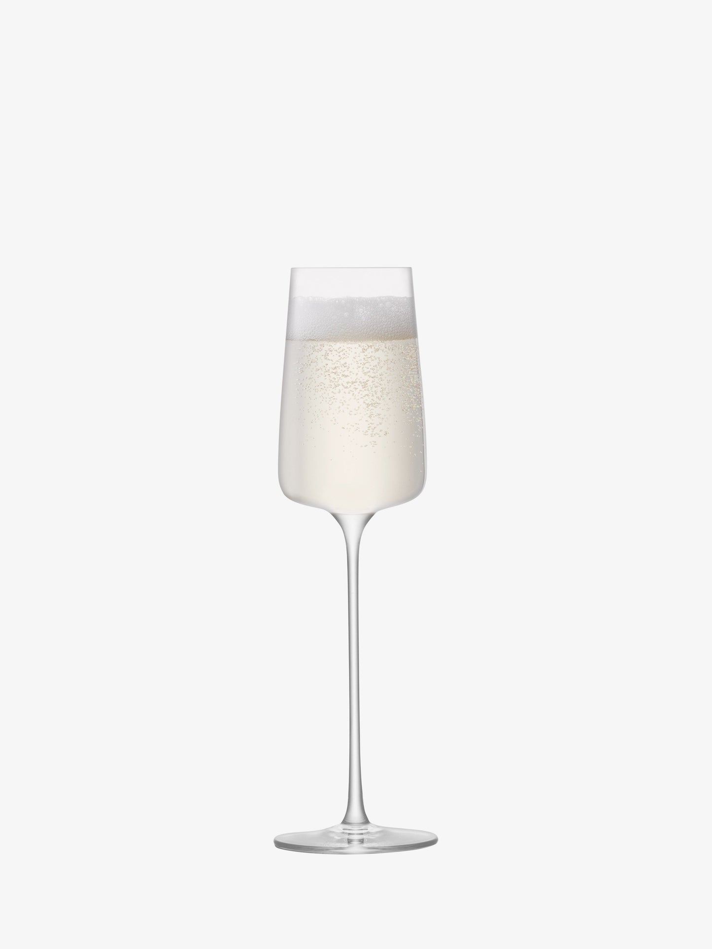LSA Metropolitan Champagne Flute 230ml Set Of 4 - Clear