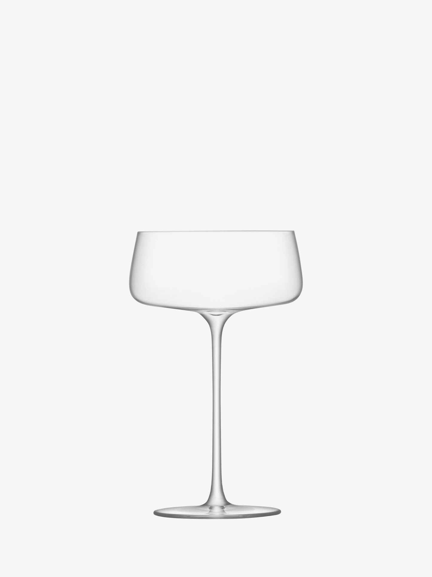 LSA Metropolitan Champagne Saucer 300ml Set Of 4 - Clear