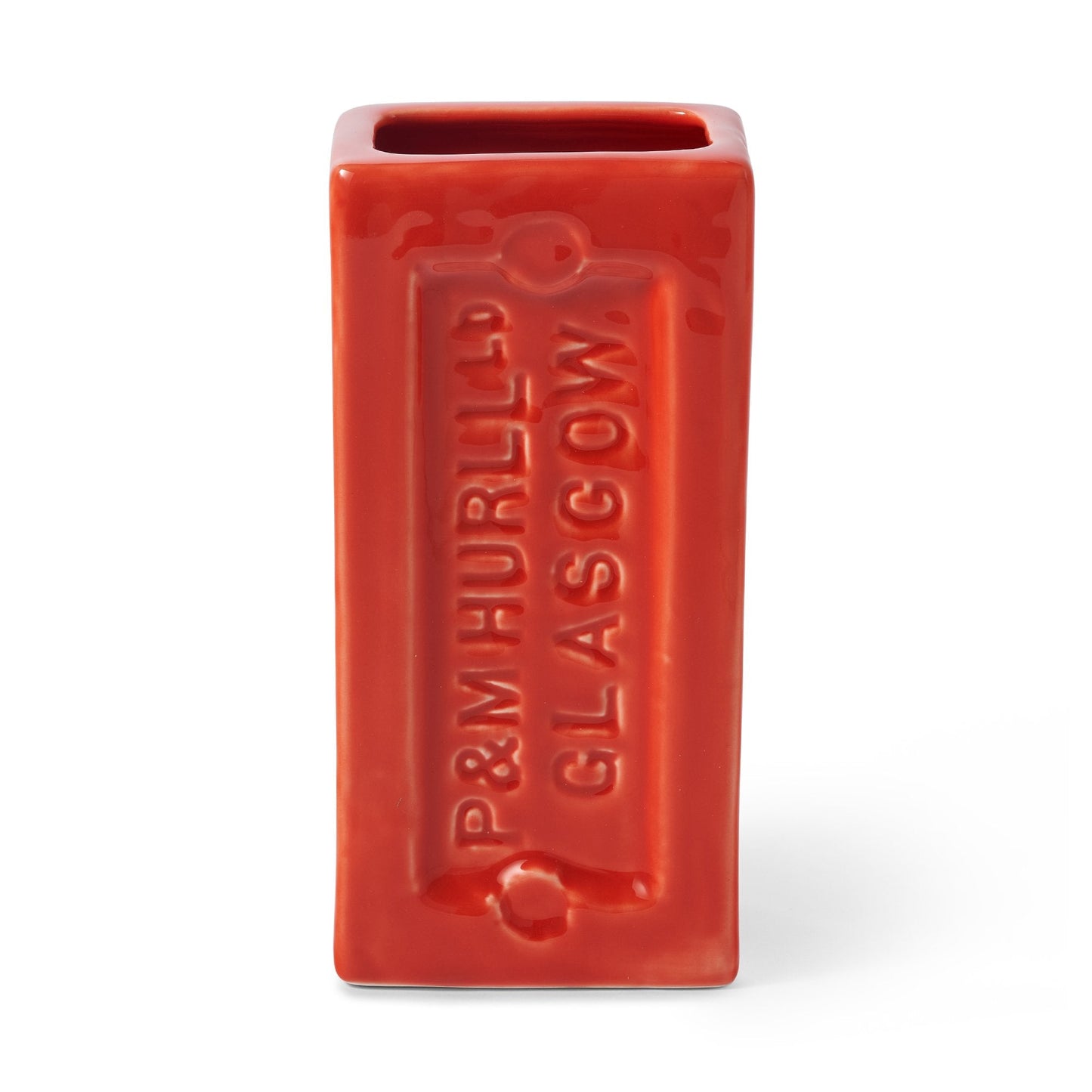 Glasgow Brick Vase - Orange
