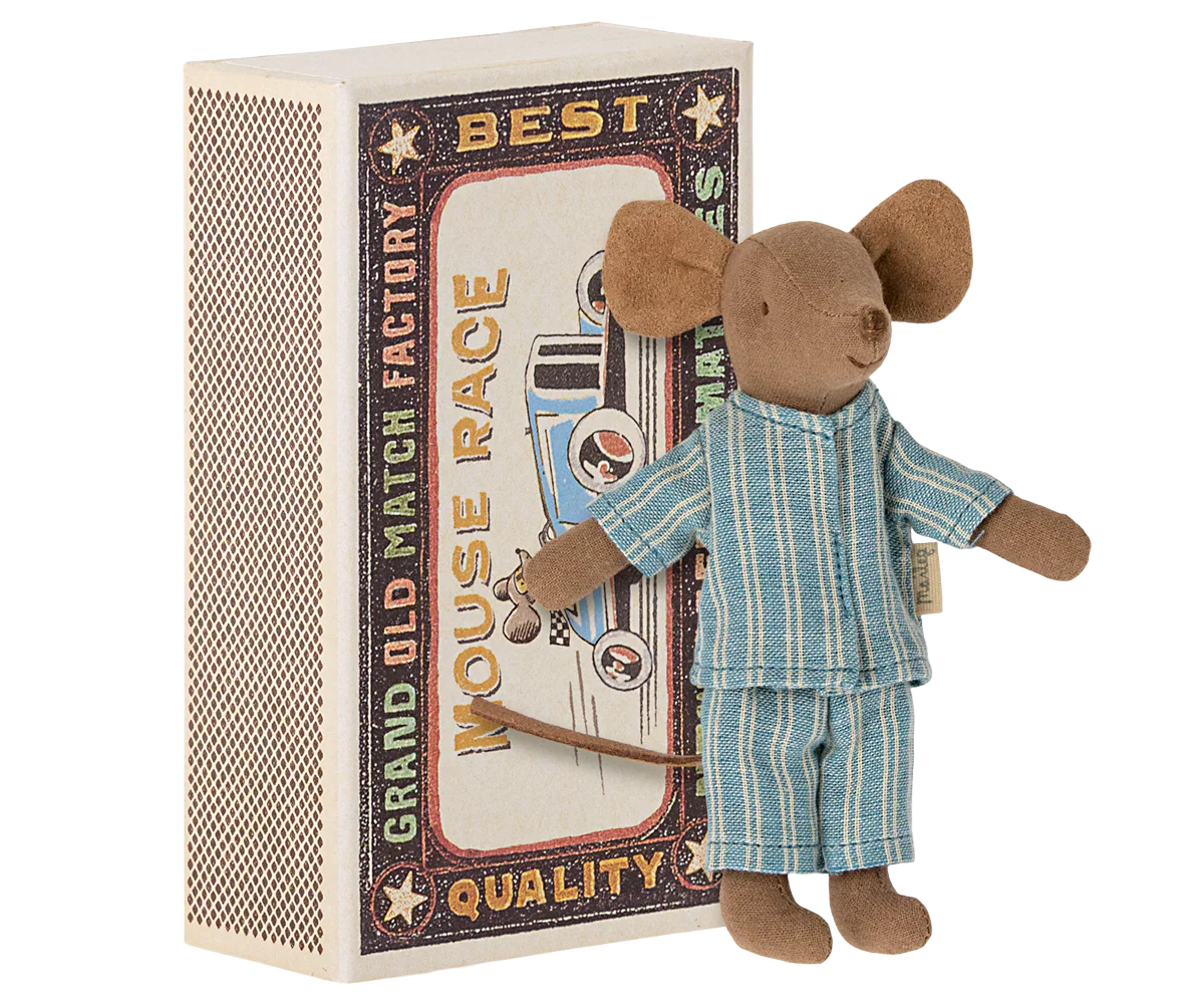 Maileg Big Brother Mouse in Matchbox