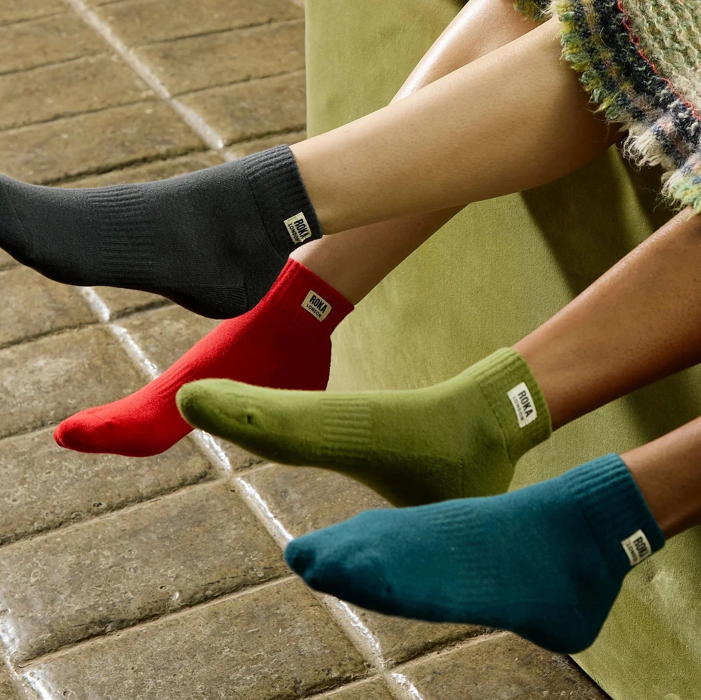 Roka Wembley Socks in Faded Black