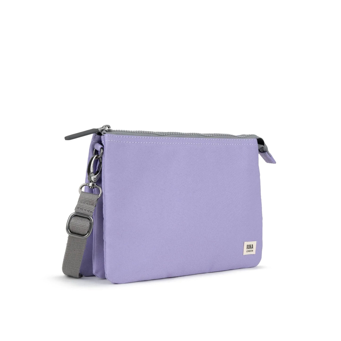 Roka Carnaby Crossbody XL Recycled Canvas - Lavender