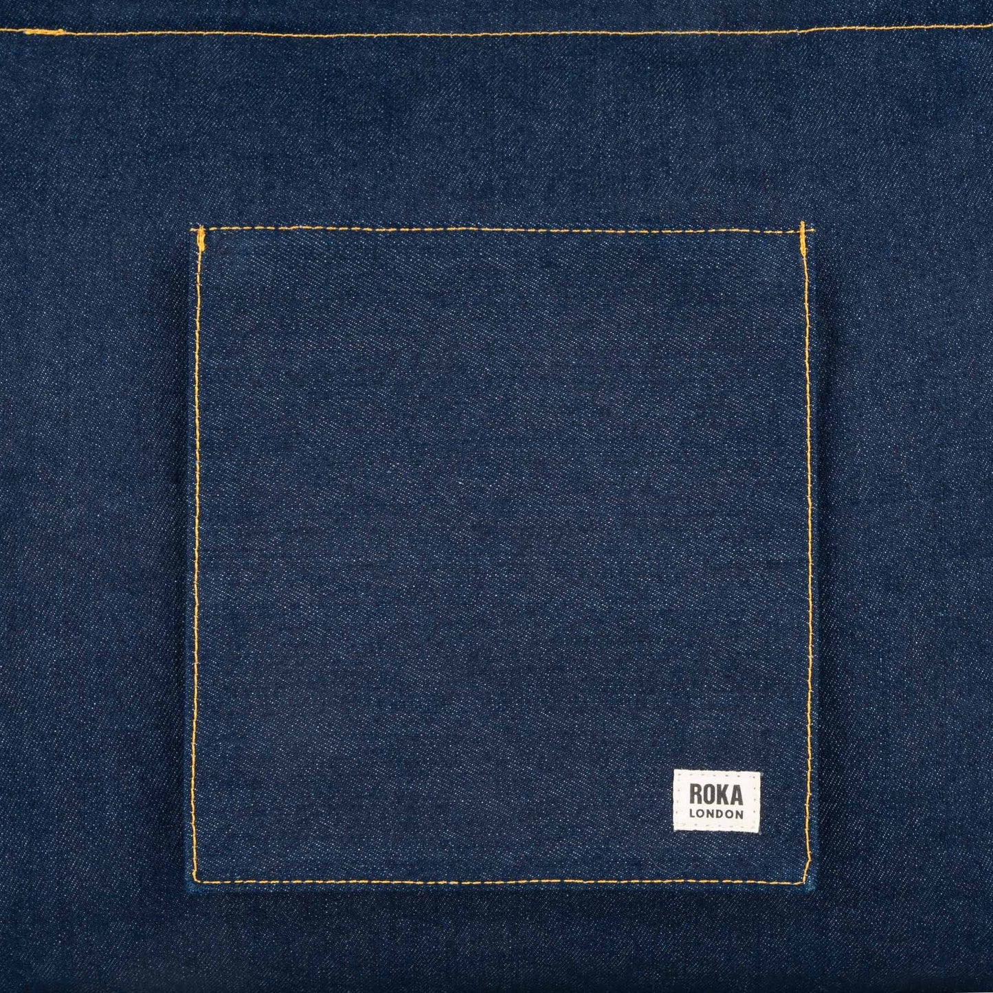 Roka Portobello Dark Wash Denim Large Cotton Tote