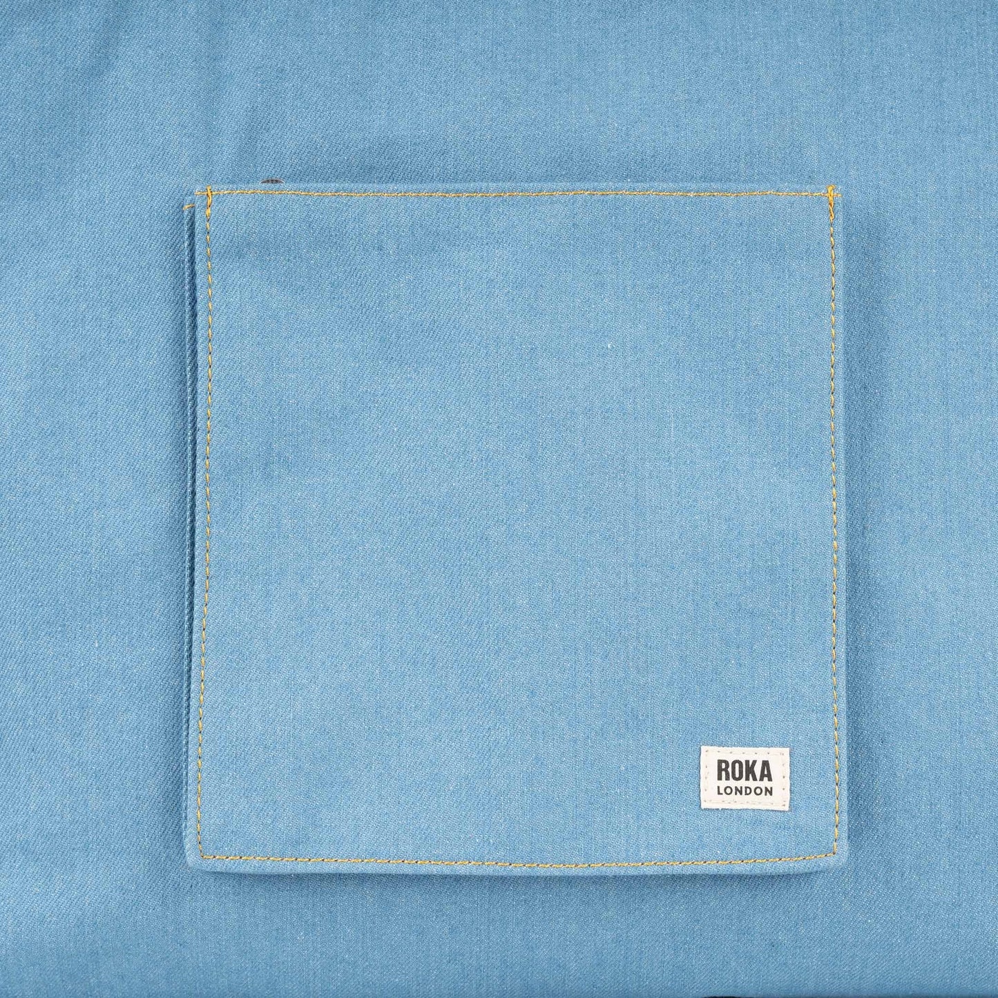 Roka Portobello Light Wash Denim Large Cotton Tote