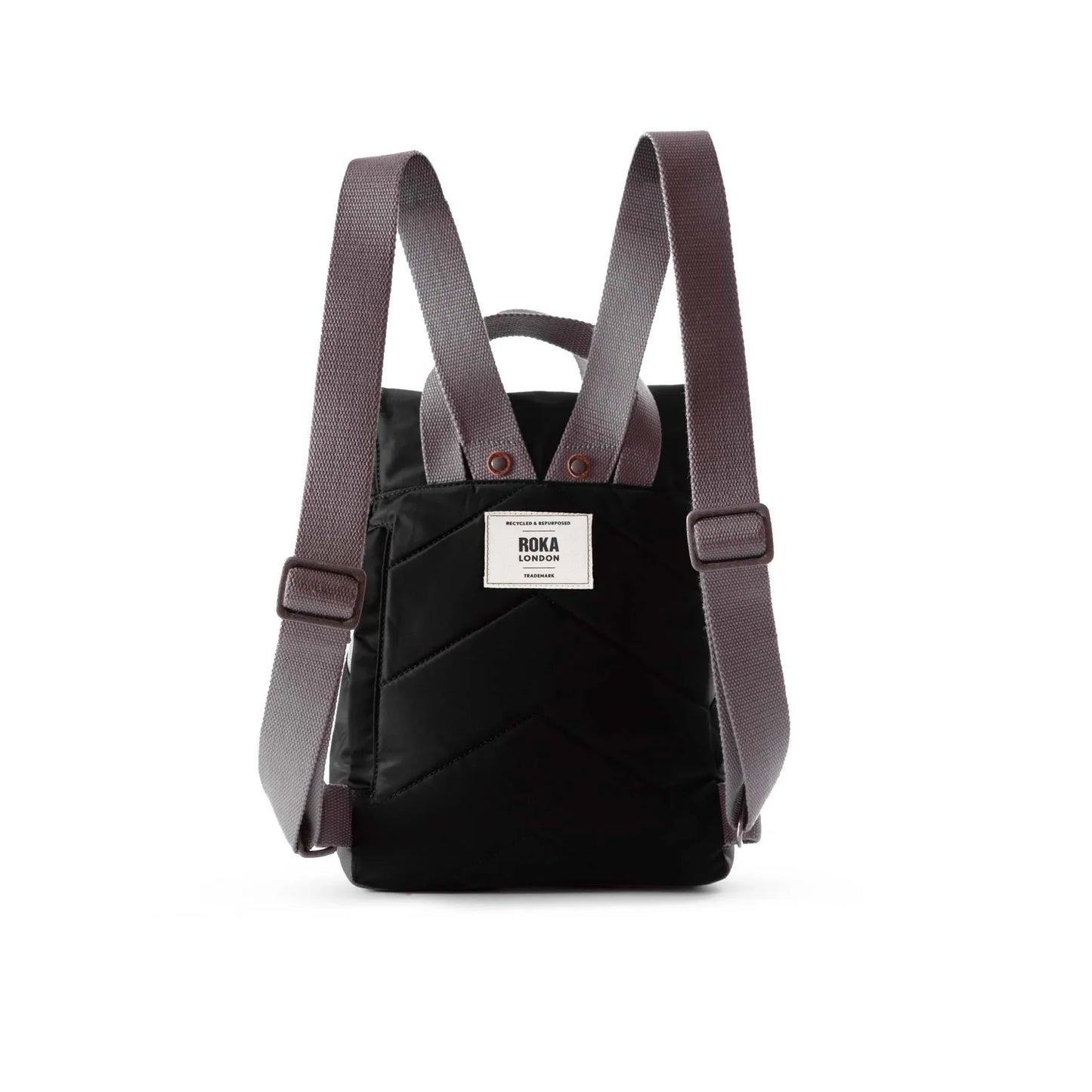 Roka Small Canfield B Black Recycled Nylon