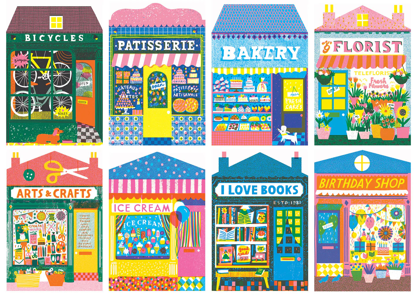 Happily SHOPS - 1000 Piece Jigsaw Puzzle