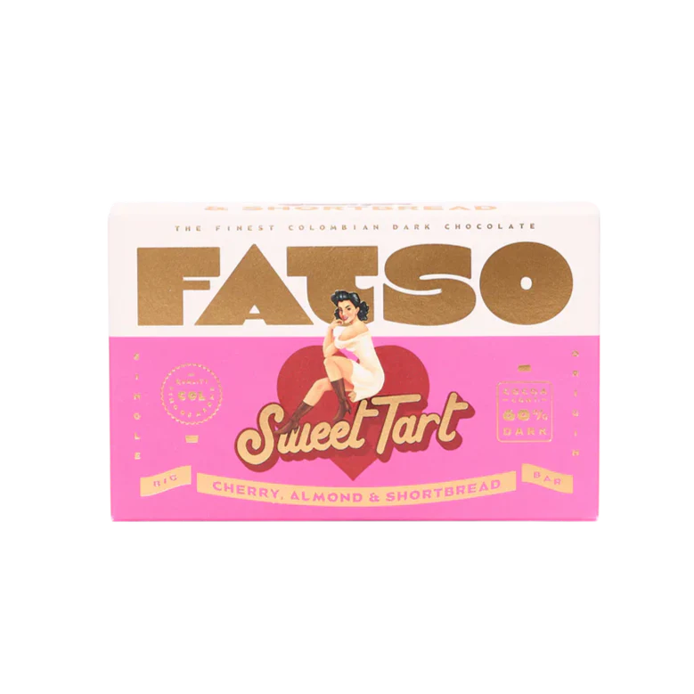 Sweet Tart FATSO Chocolate - Cherry, Almond & Shortbread