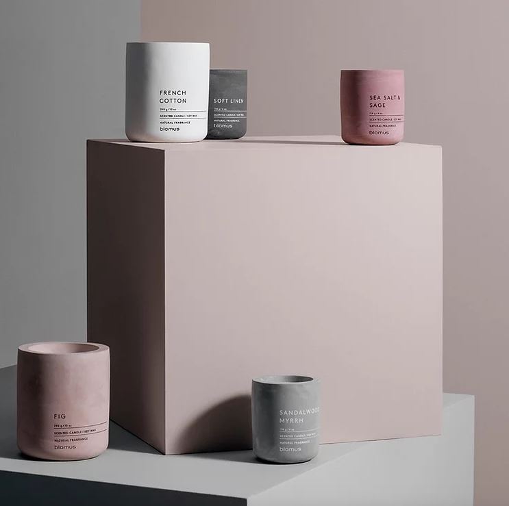 Blomus Magnet Soft Linen Scented Candle 290g