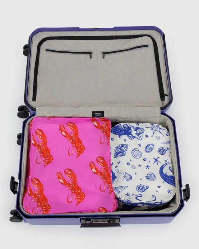 BAGGU Large Packing Cube Set - Sea Creatures