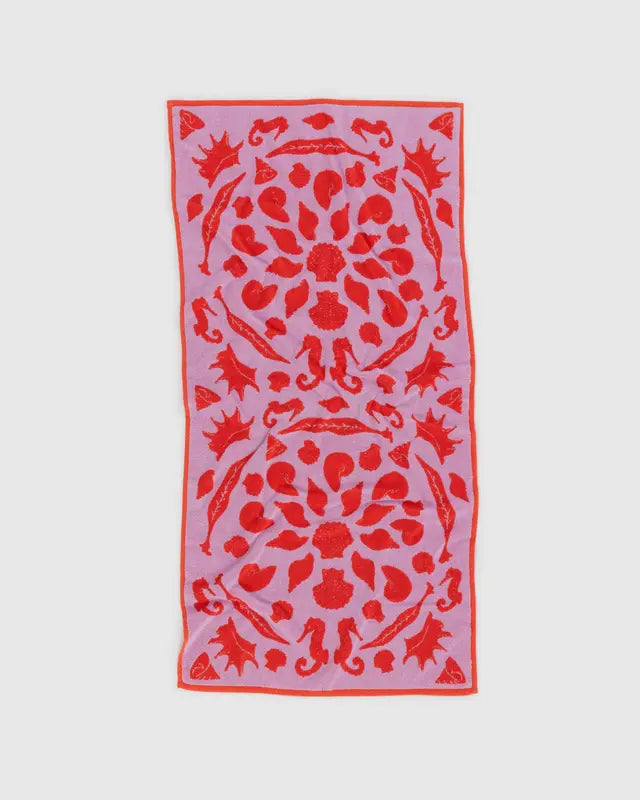 BAGGU Bath Towel - Sea Shells