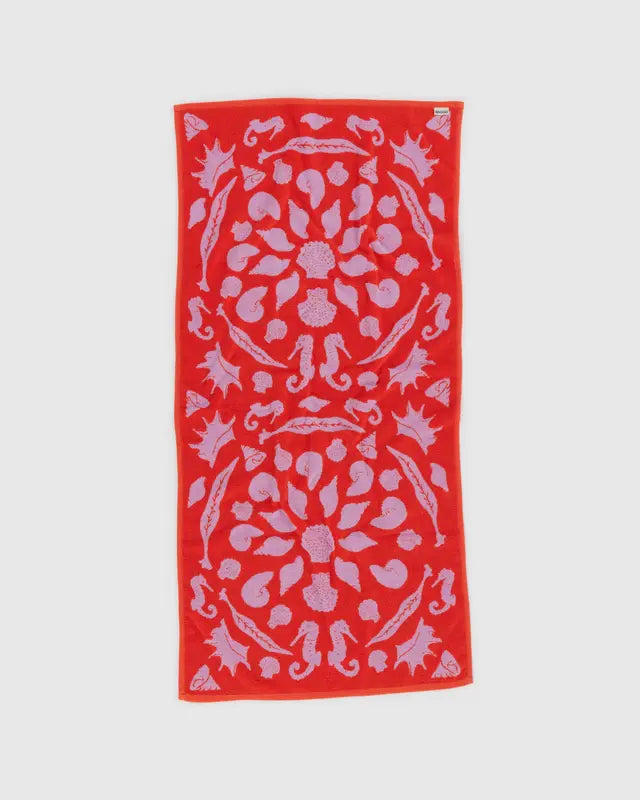 BAGGU Bath Towel - Sea Shells