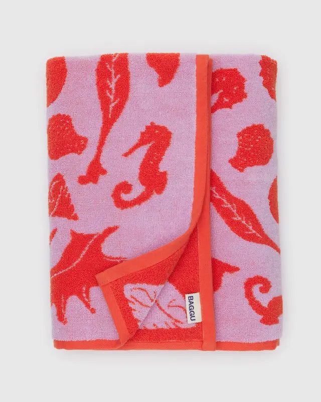 BAGGU Bath Towel - Sea Shells