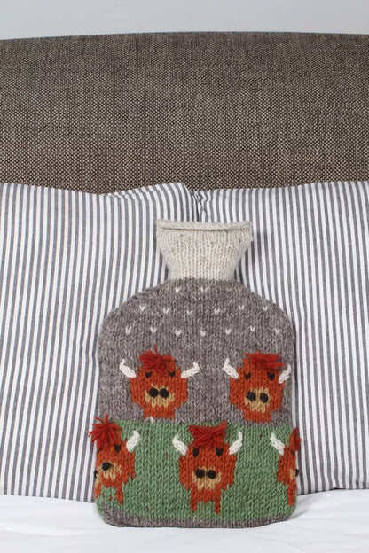 Pachamama Hot Water Bottle Herd of Highland Cows