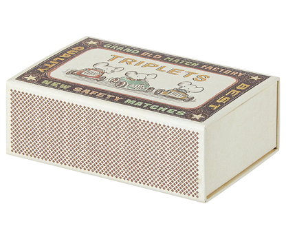 Maileg Triplets Baby Mice in Matchbox