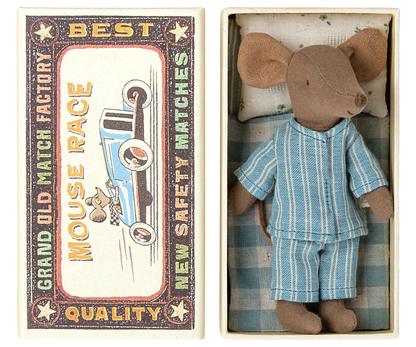 Maileg Big Brother Mouse in Matchbox