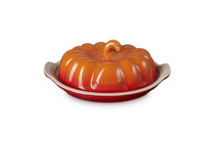 Le Creuset Pumpkin Butter Dish in Volcanic