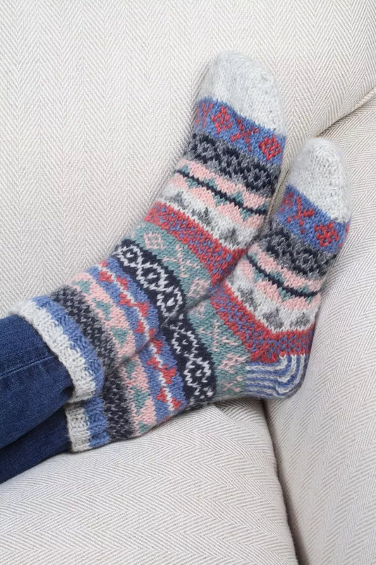 Pachamama Finisterre Sofa Socks Oatmeal