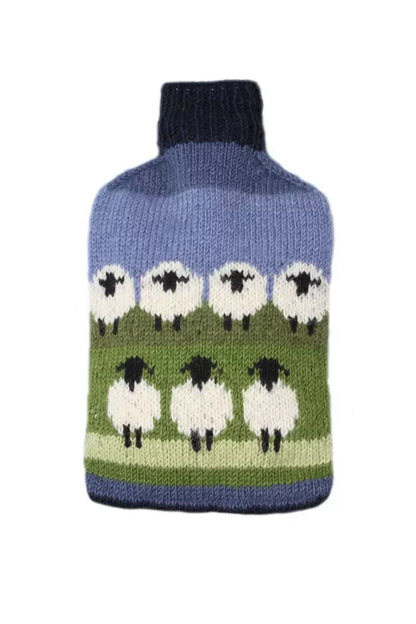 Pachamama Flock Of Sheep Hot Water Bottle