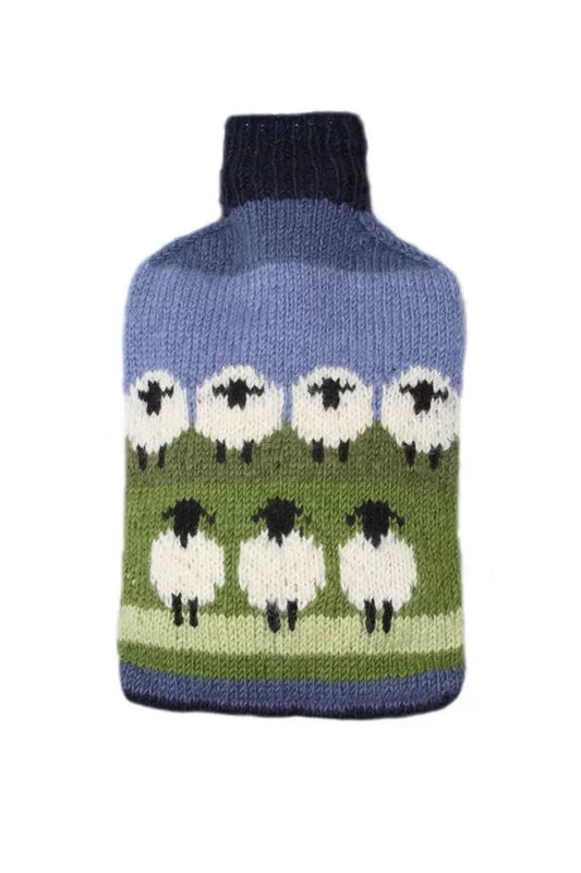 Pachamama Flock Of Sheep Hot Water Bottle