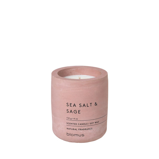 Blomus Withered Rose Sea Salt & Sage Scented Candle 114g