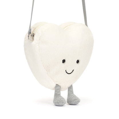 Jellycat Amuseables Cream Heart Bag