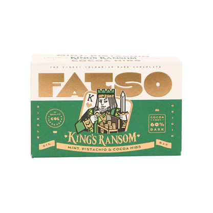 FATSO King's Ransom  Chocolate - Mint, Pistachio & Cocoa Nibs