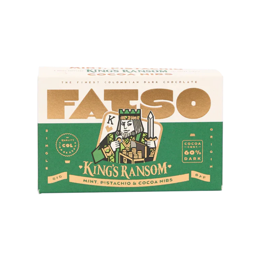 FATSO King's Ransom  Chocolate - Mint, Pistachio & Cocoa Nibs