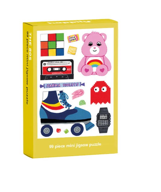 Happily RETRO 80's - 99 Piece Mini Jigsaw Puzzle