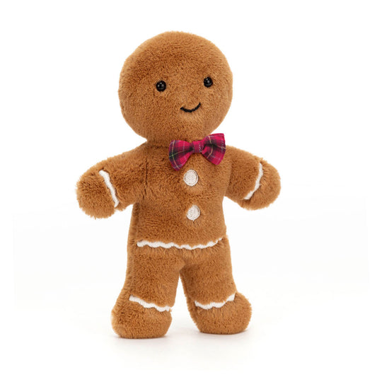 Jolly Gingerbread Fred – Soft Toy Cookie