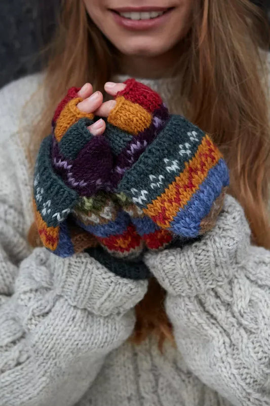 Pachamama Elveden Fingerless Gloves