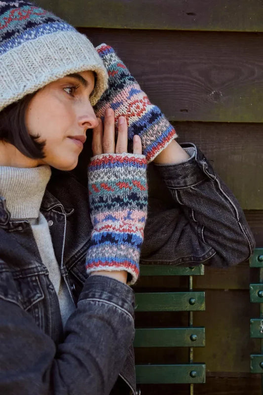 Pachamama Fairisle Handwarmer Oatmeal