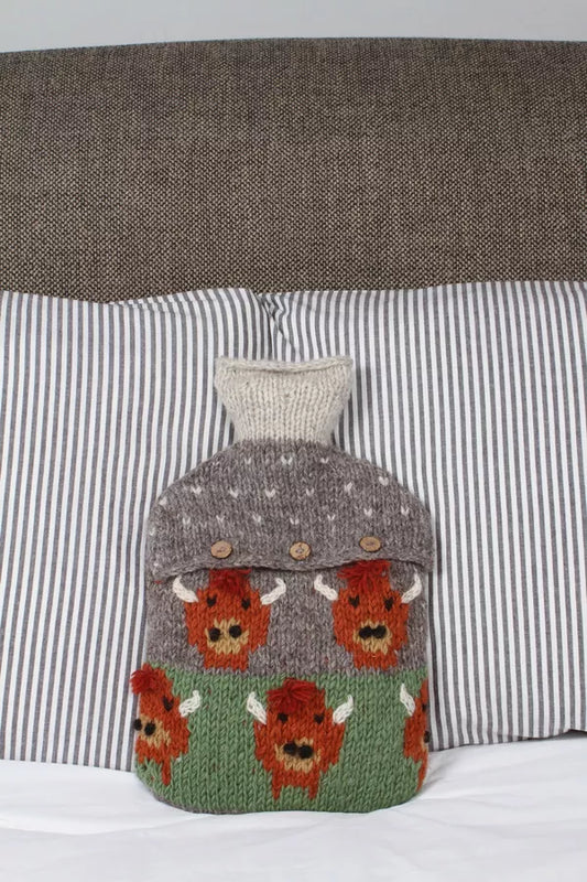 Pachamama Hot Water Bottle Herd of Highland Cows