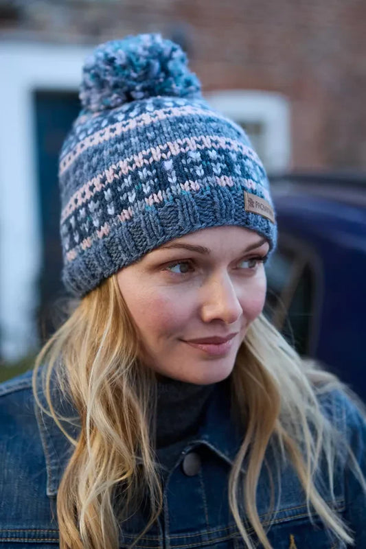 Pachamama Inveraray Bobble Beanie Merino Multi