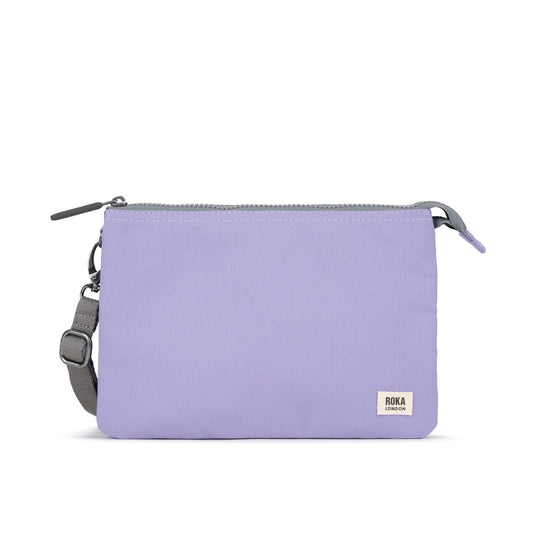 Roka Carnaby Crossbody XL Recycled Canvas - Lavender