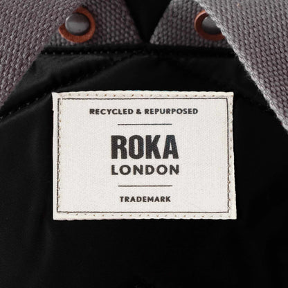 Roka Small Canfield B Black Recycled Nylon
