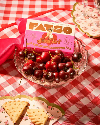 Sweet Tart FATSO Chocolate - Cherry, Almond & Shortbread
