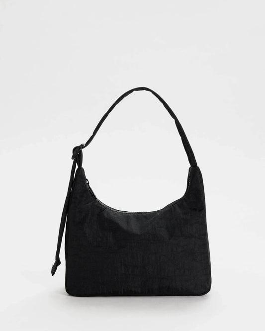 BAGGU Mini Nylon Shoulder Bag - Black