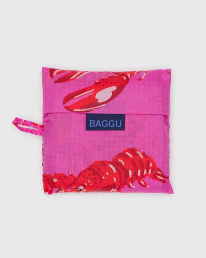 BAGGU Standard Reusable Bag - Pink Lobster