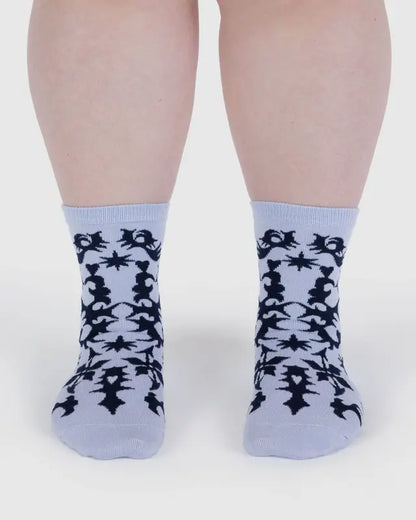 BAGGU Adult Crew Socks - Western Cut-Outs