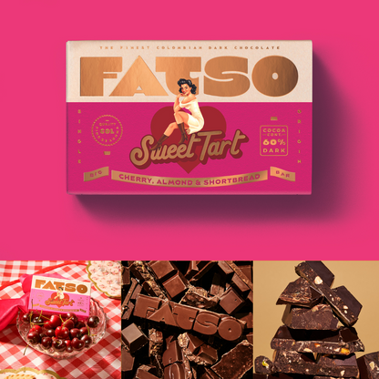 Sweet Tart FATSO Chocolate - Cherry, Almond & Shortbread